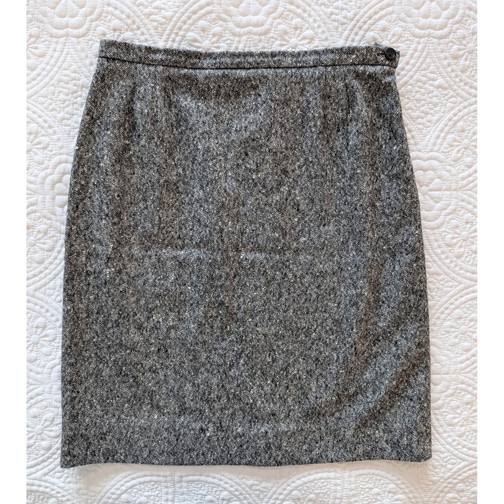 Vintage Saks Fifth‎ Avenue Wool Cashmere Pencil Skirt Women's Size 10